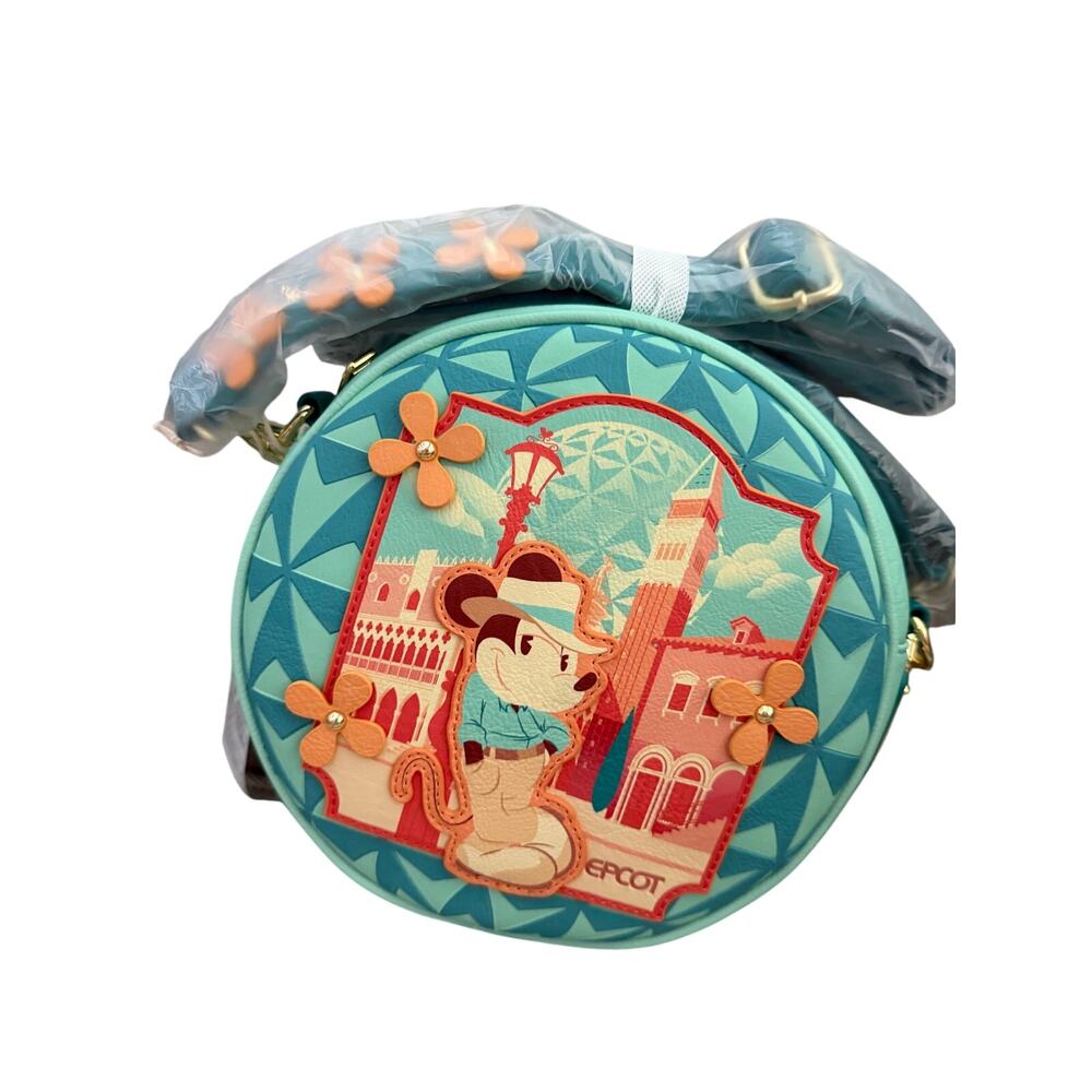 Loungefly Disney EPCOT World Showcase Italy Mickey And Minnie Crossbody NWT